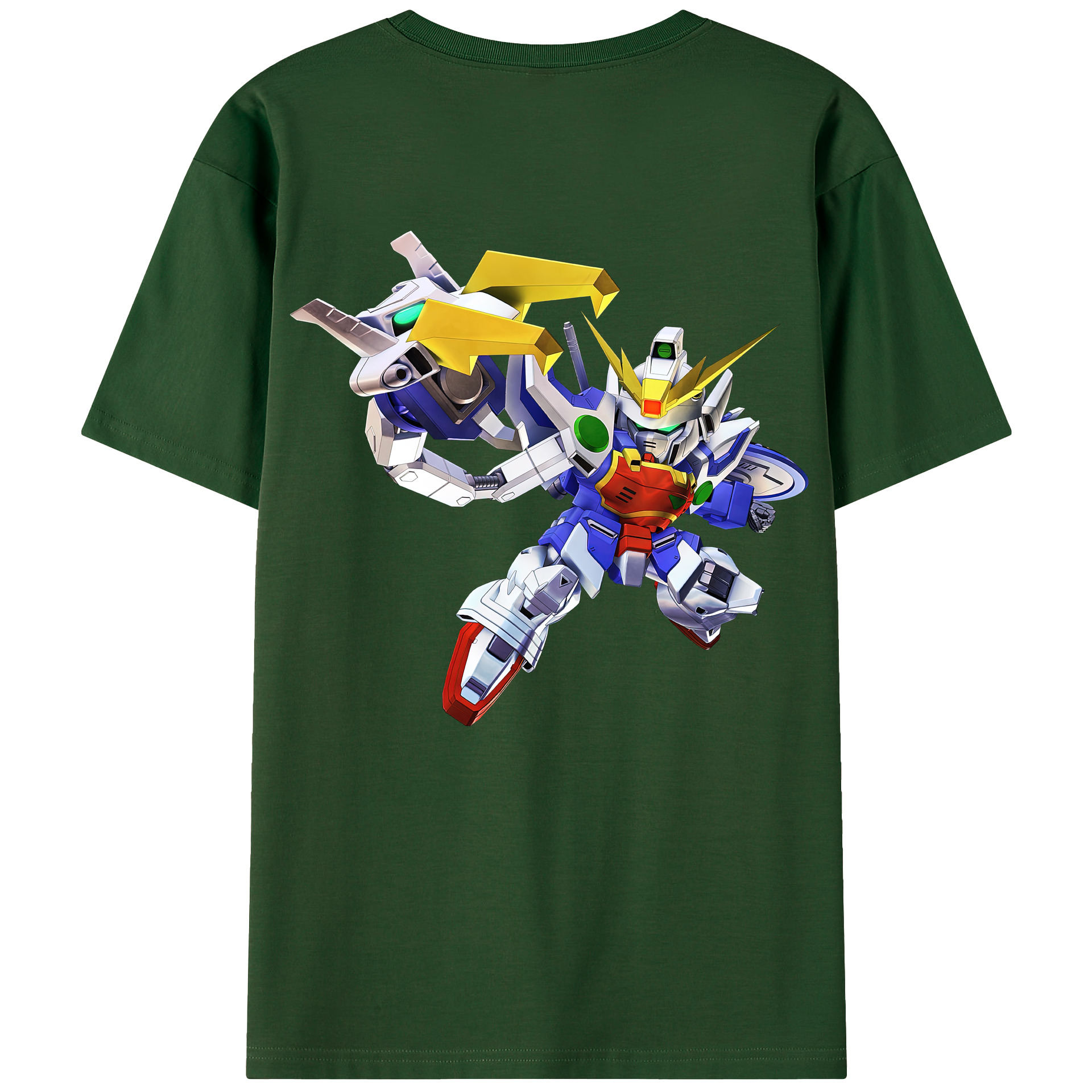 （画像用） 機動戦士ガンダム Mobile Suit Gundam 綿100％半袖Tシャツ（背面プリント）